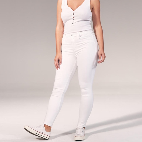 Abercrombie & Fitch High Rise Super Skinny Jeans - Picture 2 of 6